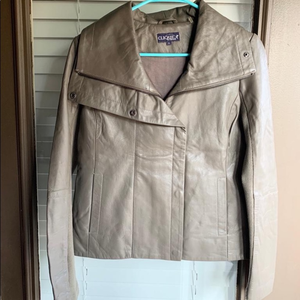 Victoria’s Secret Clique leather jacket - Picture 2 of 5